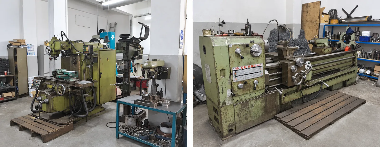 Makine parkuru fotoğrafı 1: atölyemizdeki makineler